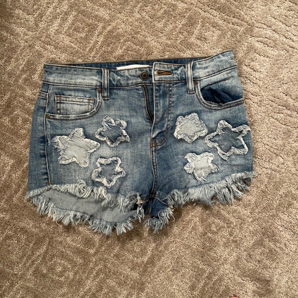 Star Jean Shorts